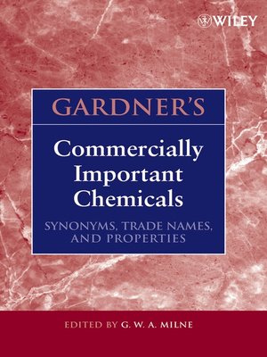 cover image of Gardner's Commercially Important Chemicals